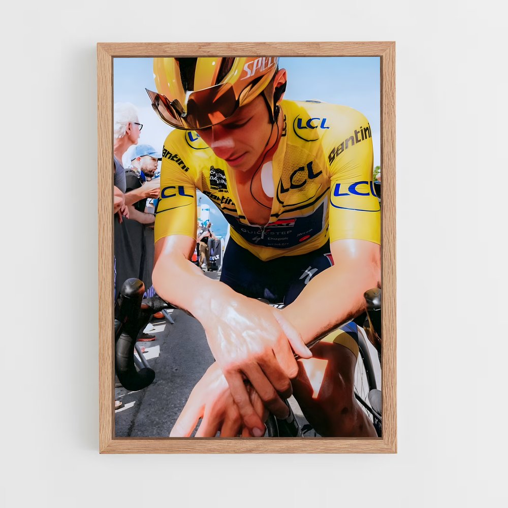 Poster Le Champion Jaune – affiche Cyclisme (vue 4)